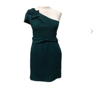 MM Couture One-Shoulder Dress